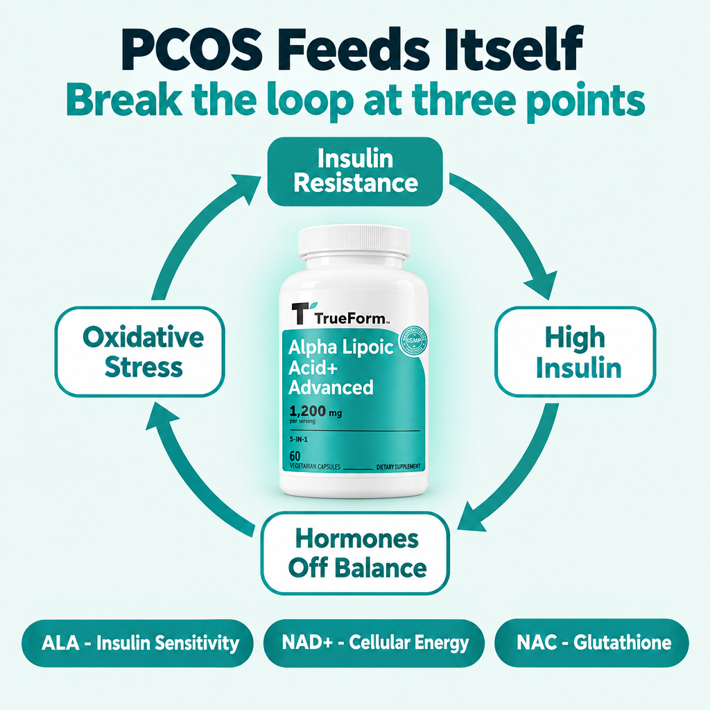 TrueForm Alpha Lipoic Acid+ Advanced -PCOS Support