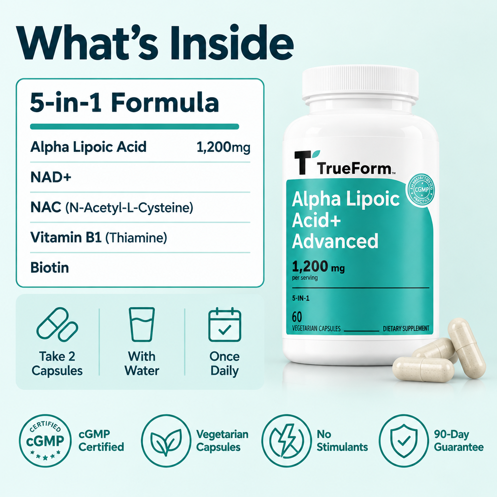 TrueForm Alpha Lipoic Acid+ Advanced - Nerve Support
