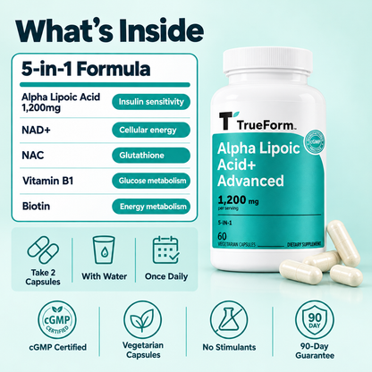 TrueForm Alpha Lipoic Acid+ Advanced - Blood Sugar Support