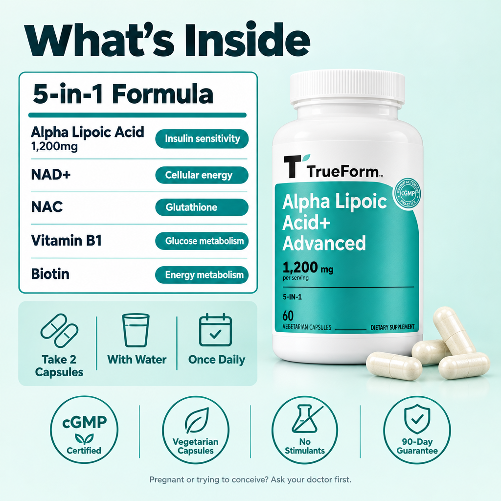 TrueForm Alpha Lipoic Acid+ Advanced -PCOS Support