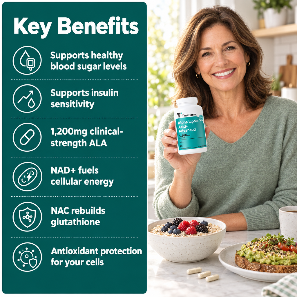 TrueForm Alpha Lipoic Acid+ Advanced - Blood Sugar Support