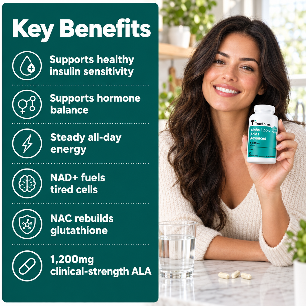 TrueForm Alpha Lipoic Acid+ Advanced -PCOS Support